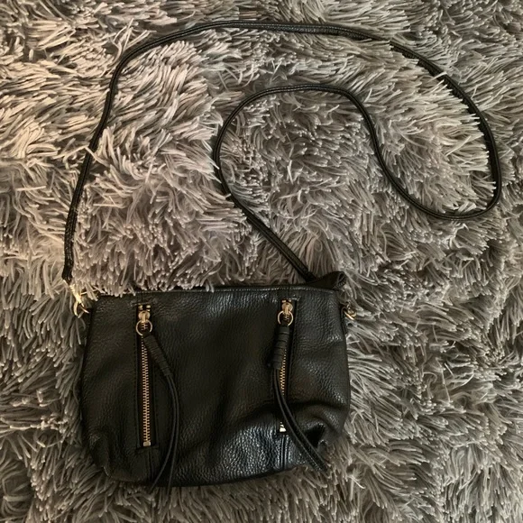 H&M Small Faux Leather Black Bag - Picture 4 of 12